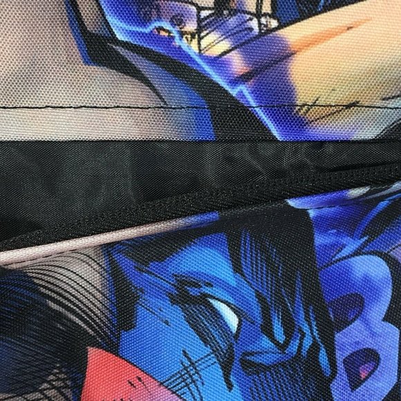 DC Comics Batman Backpack School Book Bag Travel Joker Harley Quinn Comic New - Picture 4 of 12